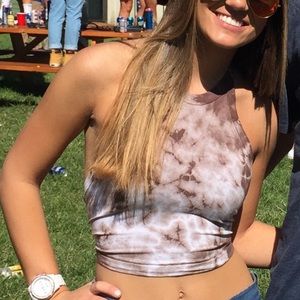 Tie Dye Halter Top (Urban Outfitters)